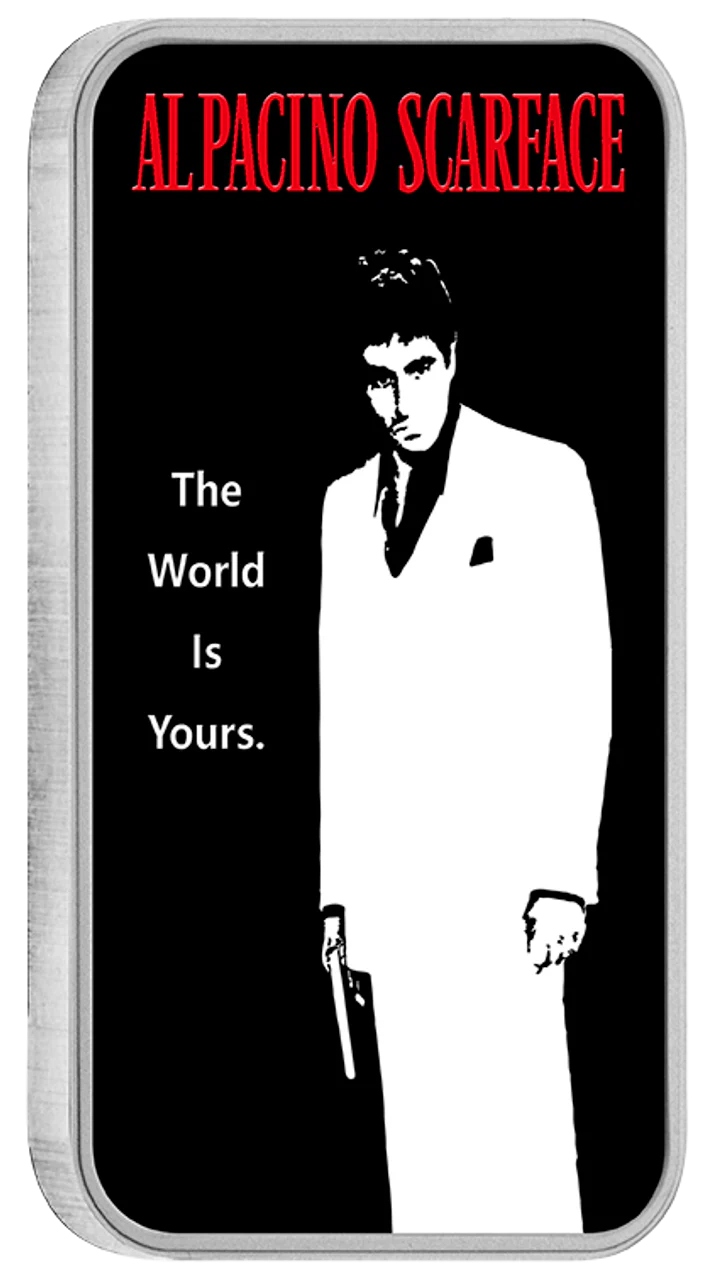 2023 Scarface 40th Anniversary 1oz Coloured Silver Proof Coin - Image 2