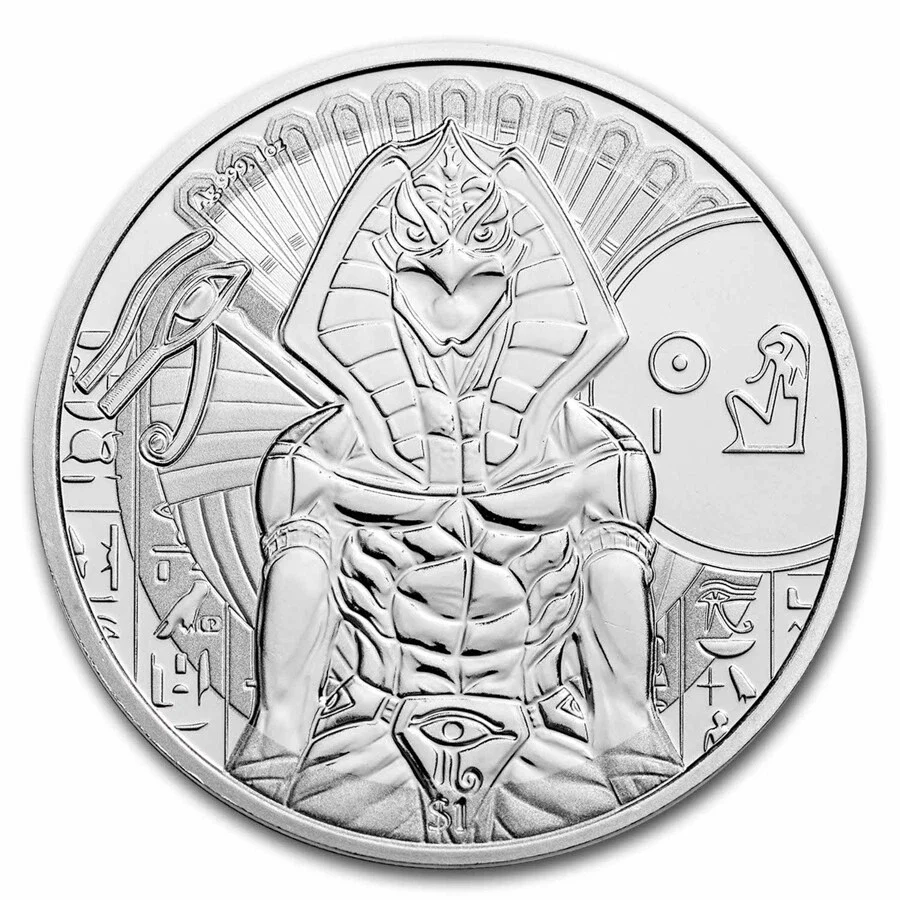 2023 Sierra Leone 1 oz Silver Egyptian Gods: Ra Coin
