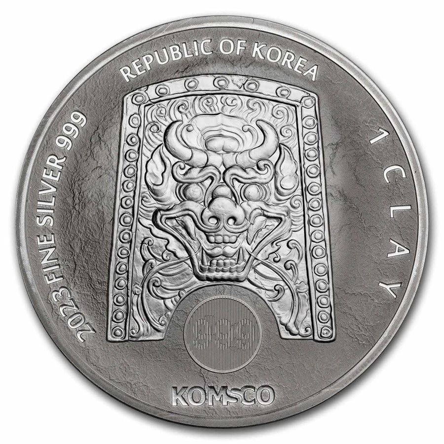 2023 South Korea ZI:SIN Lepus BU 1oz Silver Coin - Image 2