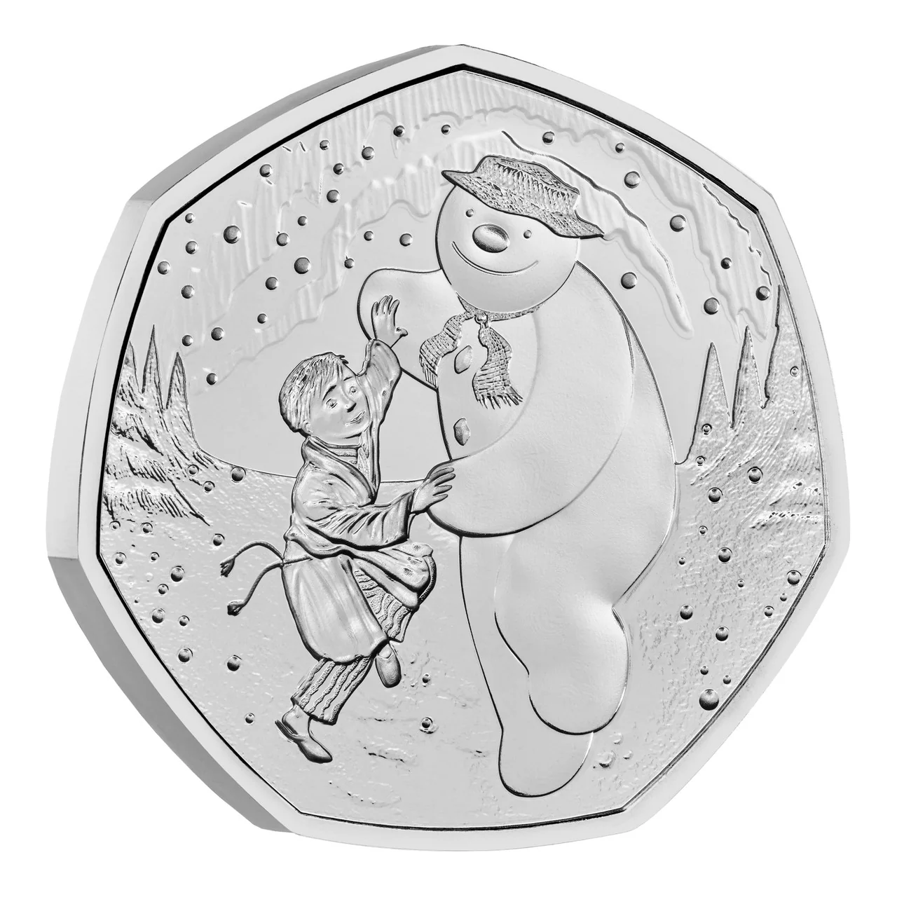 2023 The Snowman™ UK 50p Brilliant Uncirculated Coin - Image 2