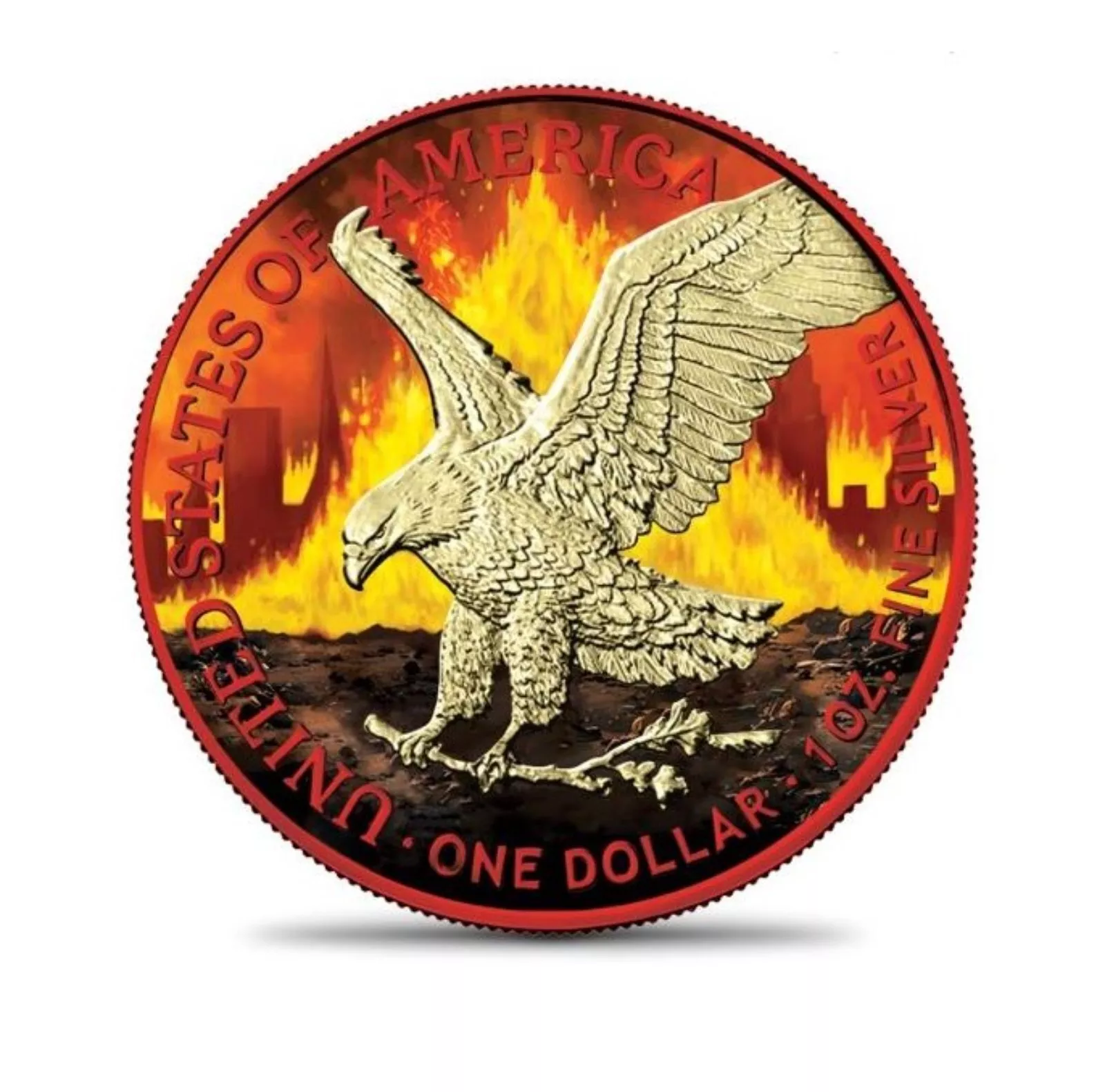 2023 USA Apocalypse Eagle 1oz Silver Coin - Image 2