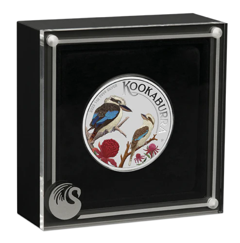 2023 World Money Fair 1oz Silver Koookaburra Proof Coin - Image 3