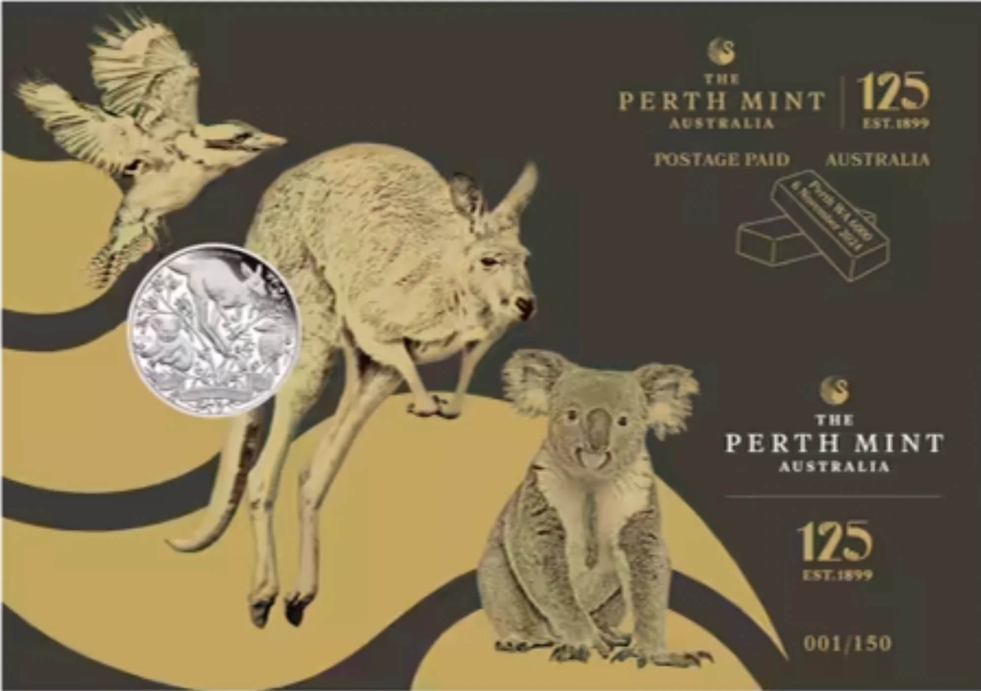 2024 125 Years of the Perth Mint 1oz Silver Limited-Edition PNC