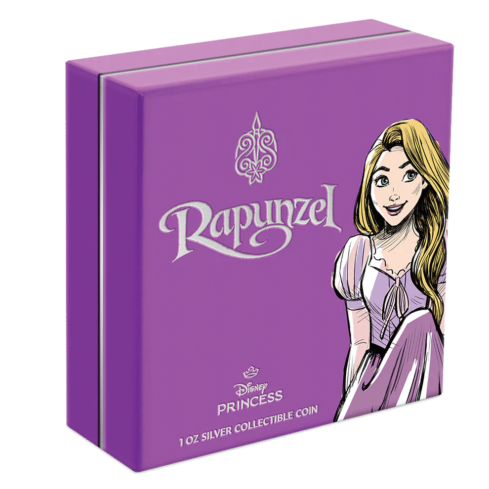 2024 Disney Princess - Rapunzel 1oz Silver Coin - Image 4