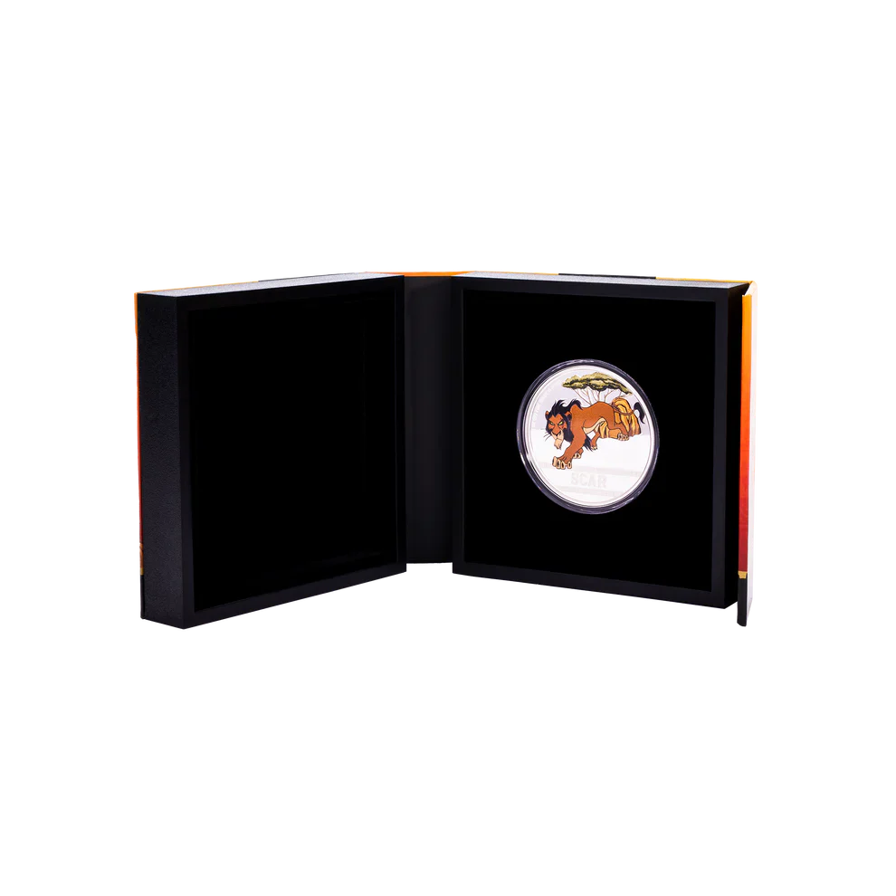 2024 Lion King 30th Anniversary - Scar 1oz Silver Coin - Image 3