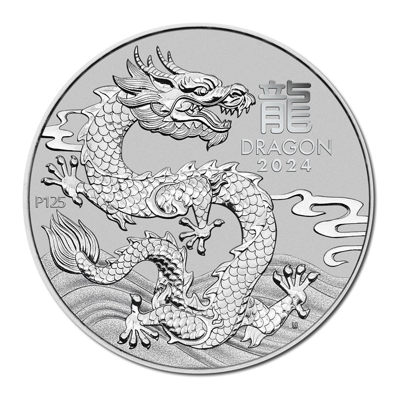 2024 1oz Platinum Year of the Dragon Coin