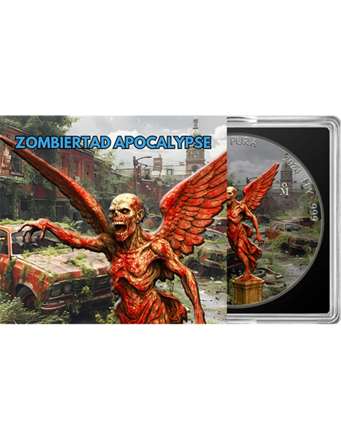 2024 Apocalypse Zombie Libertad 1oz Silver Coin Mexico - Image 4