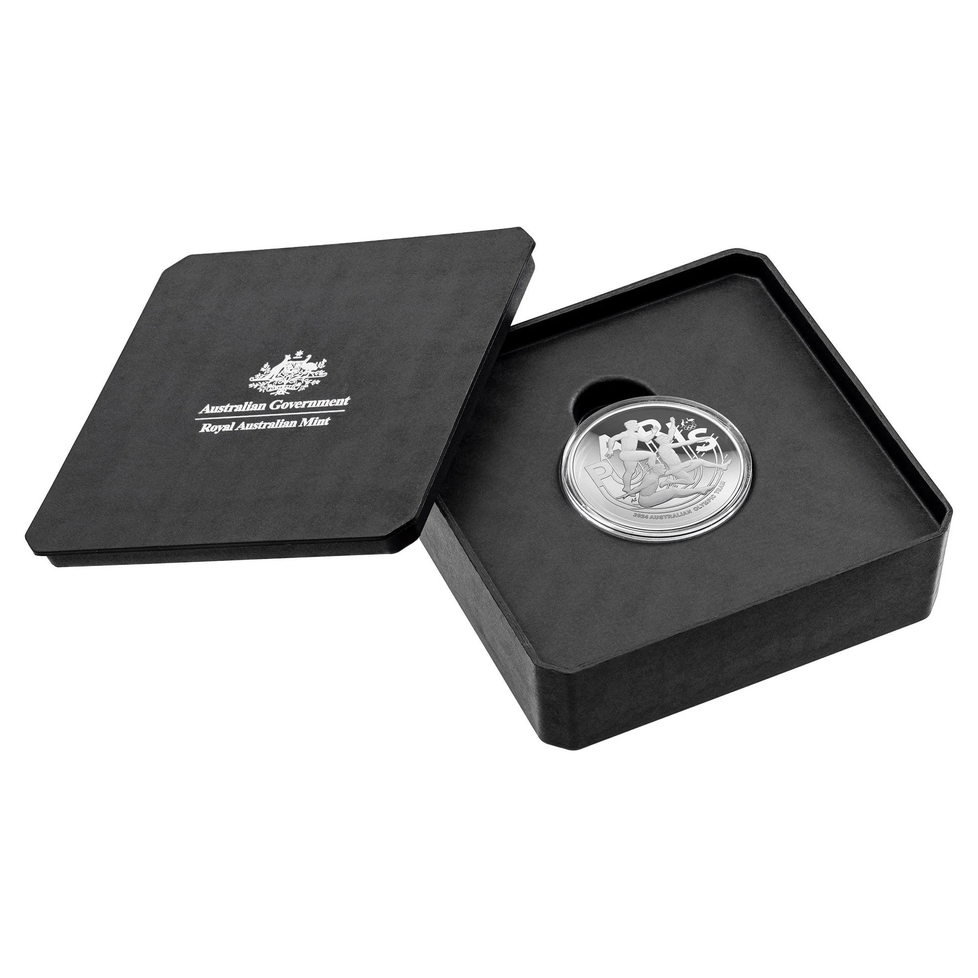 2024 Australian Olympic Team $5 Fine Silver Proof Domed Coin - Image 2