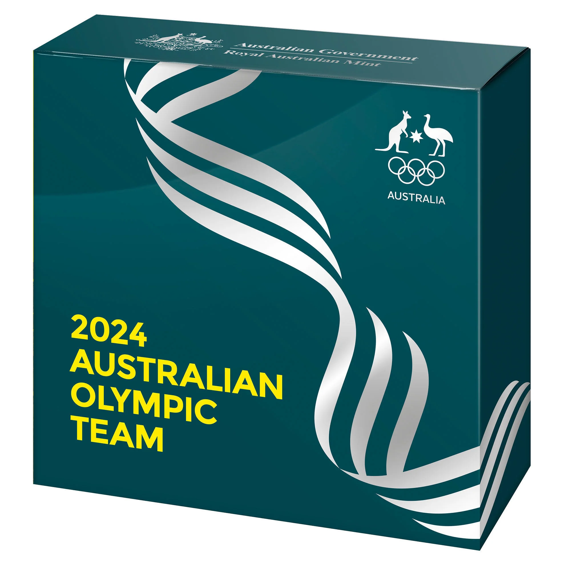 2024 Australian Olympic Team $5 Fine Silver Proof Domed Coin - Image 3