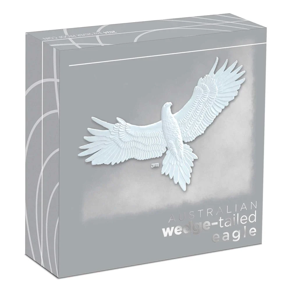 2024 Australian Wedge-tailed Eagle 10th Anniversary 3oz Silver Proof Coin COA# 5000/5000 - Image 4