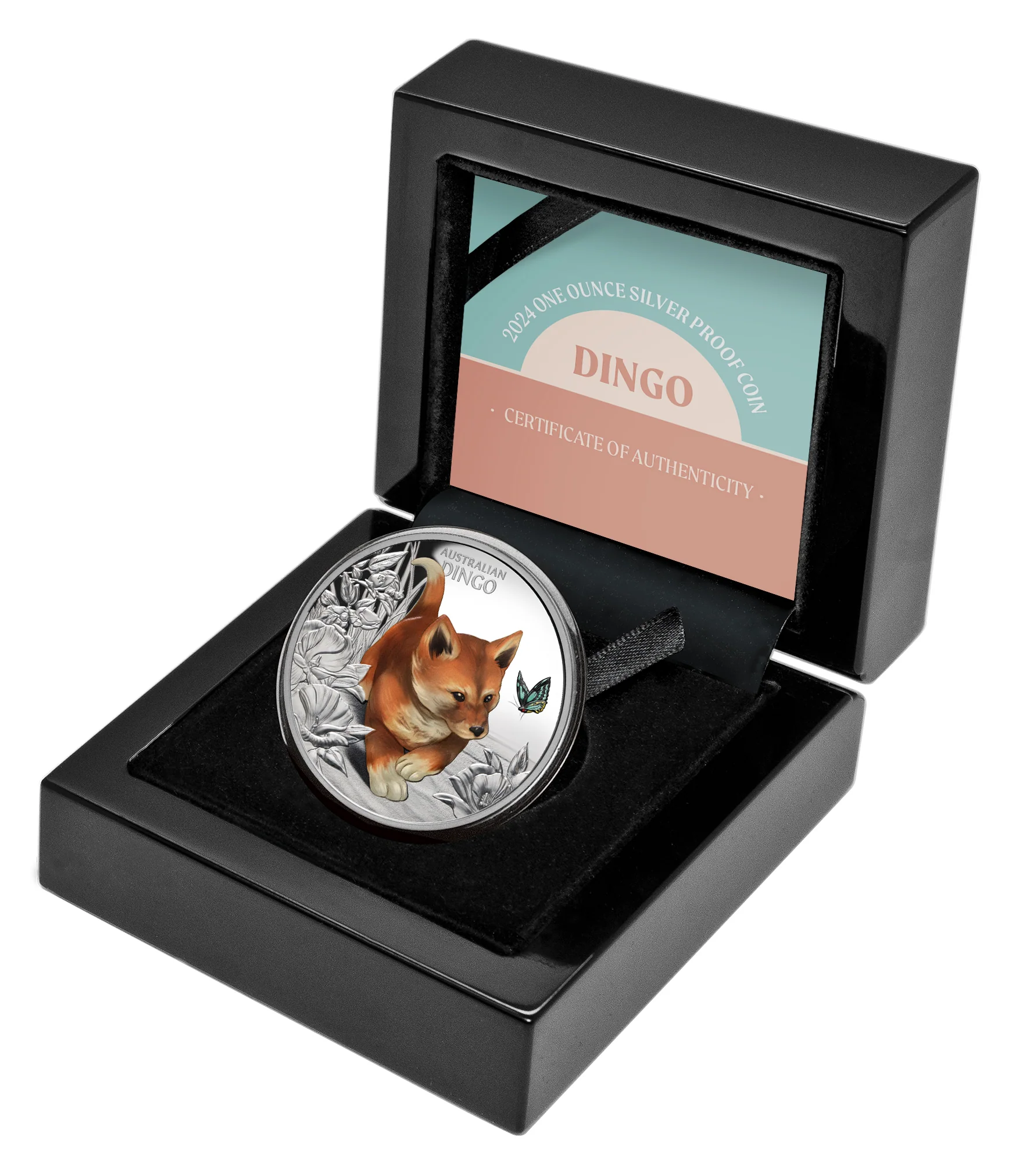 2024 Baby Dingo $1 1oz Silver Proof Coin - Image 2