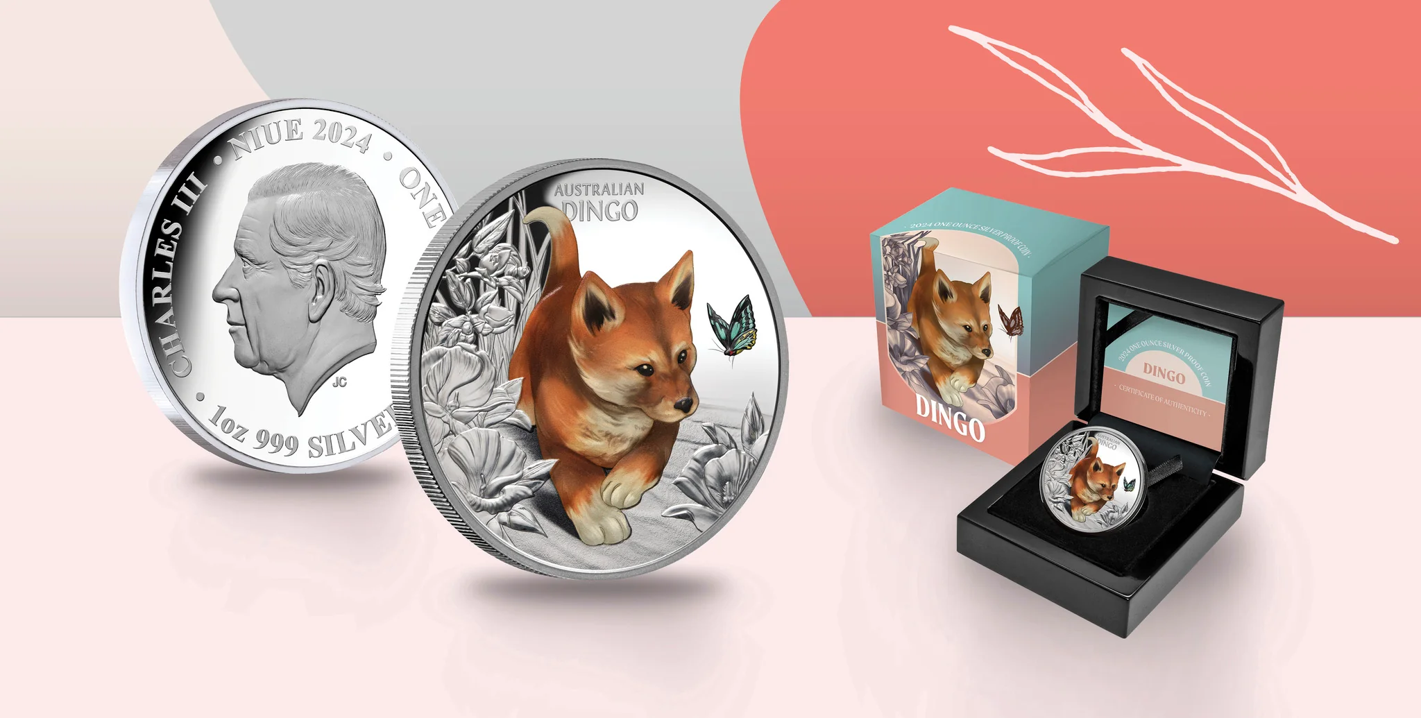 2024 Baby Dingo $1 1oz Silver Proof Coin - Image 5