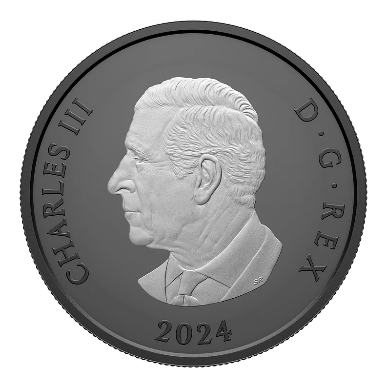 2024 Canada $20 Silver Discovering Dinosaurs: Royal Horned Face Coin - Image 2