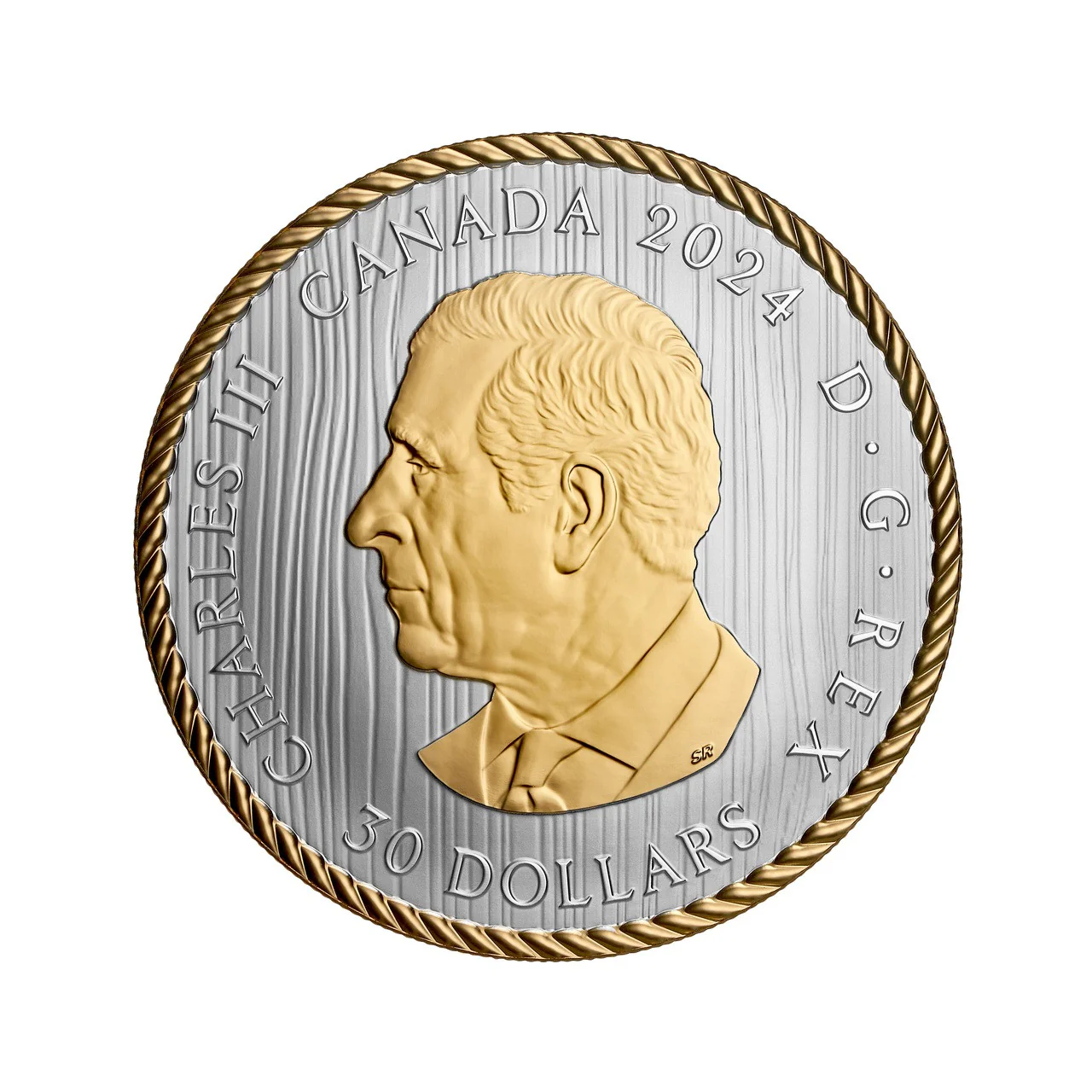 2024 Canada $30 Fine Silver Coin - The Hunter - Image 2