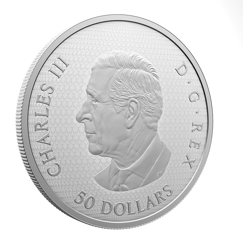 2024 Canada $50 Fine Silver Coin - The Dragonfly and the Bloom - Image 4