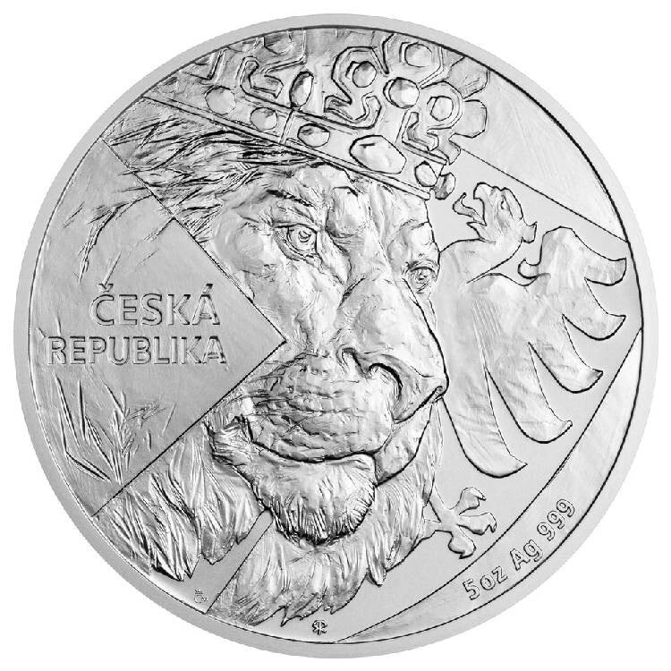 2024 Czech Lion $10 5oz Silver Bullion Coin