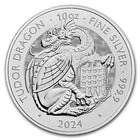 2024 GB Royal Tudor Beasts Tudor Dragon 10oz Silver Coin