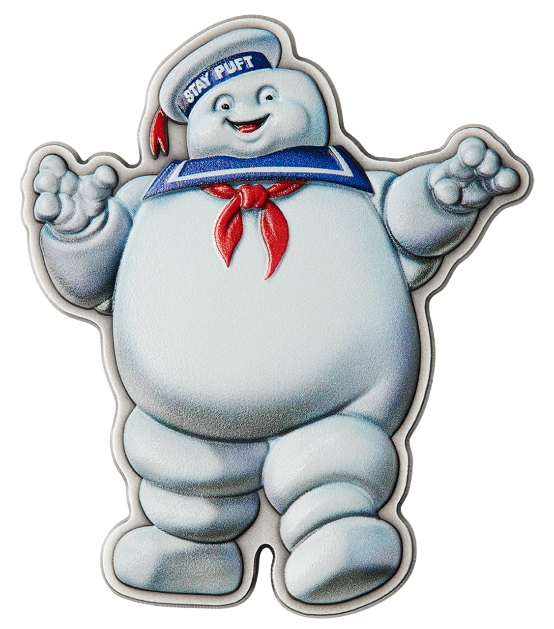 2024 Ghostbusters 2oz Silver Stay Puft Shaped Coin - Image 3
