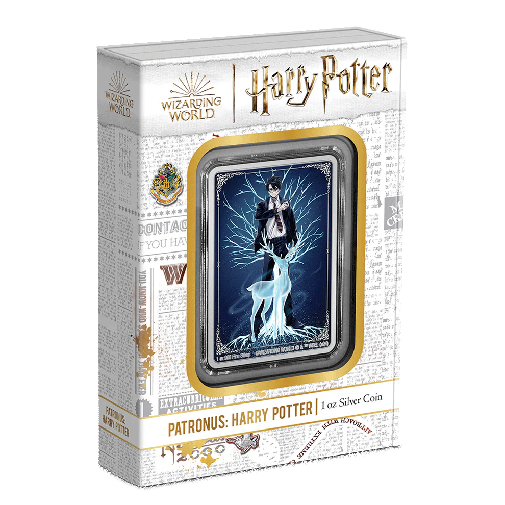 2024 Harry Potter Patronus - Harry Potter 1oz Silver Coin - Image 4