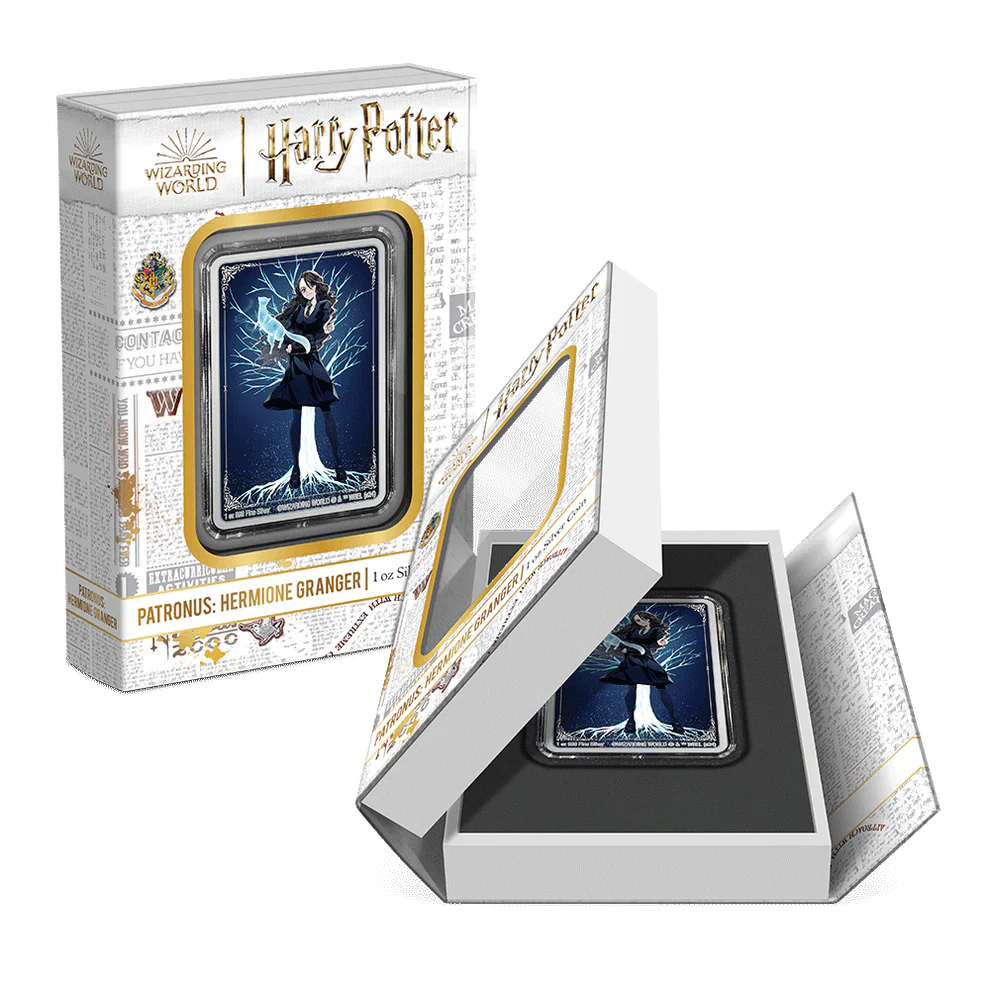 2024 Harry Potter Patronus - Hermione Granger 1oz Silver Coin - Image 3