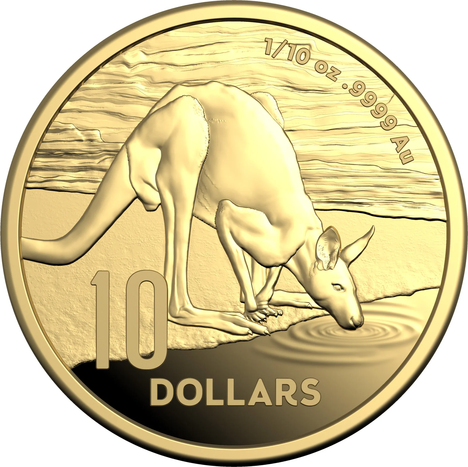 2024 Kangaroo Series - 1/10oz Gold Proof Coin - Image 2