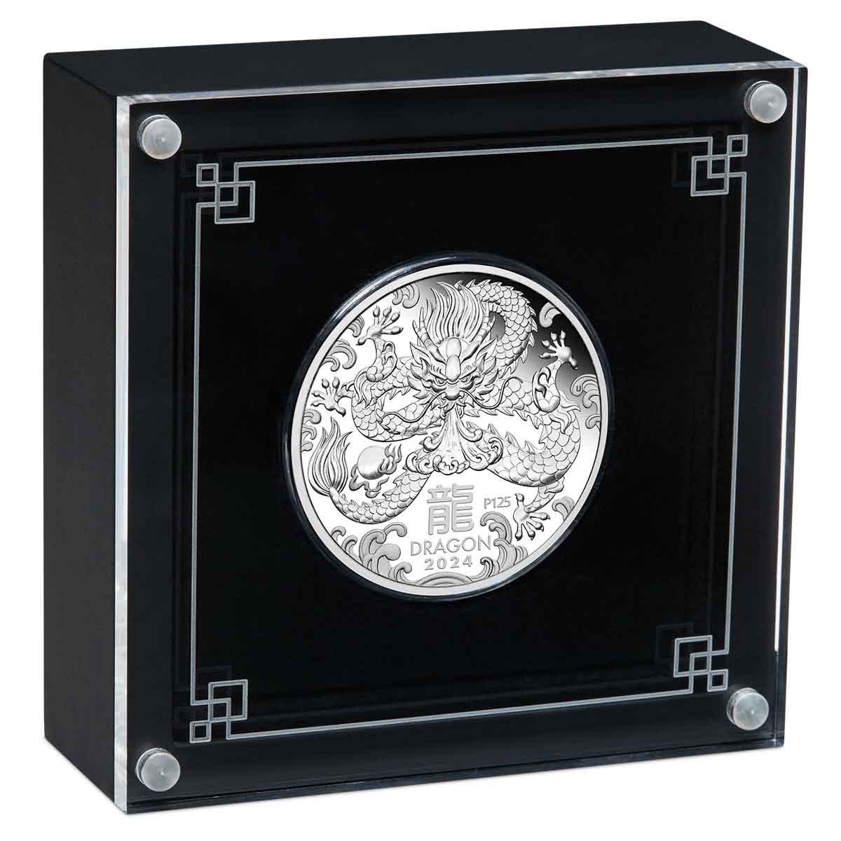 2024 Lunar Year of the Dragon 1oz Silver Proof Coin - Image 2
