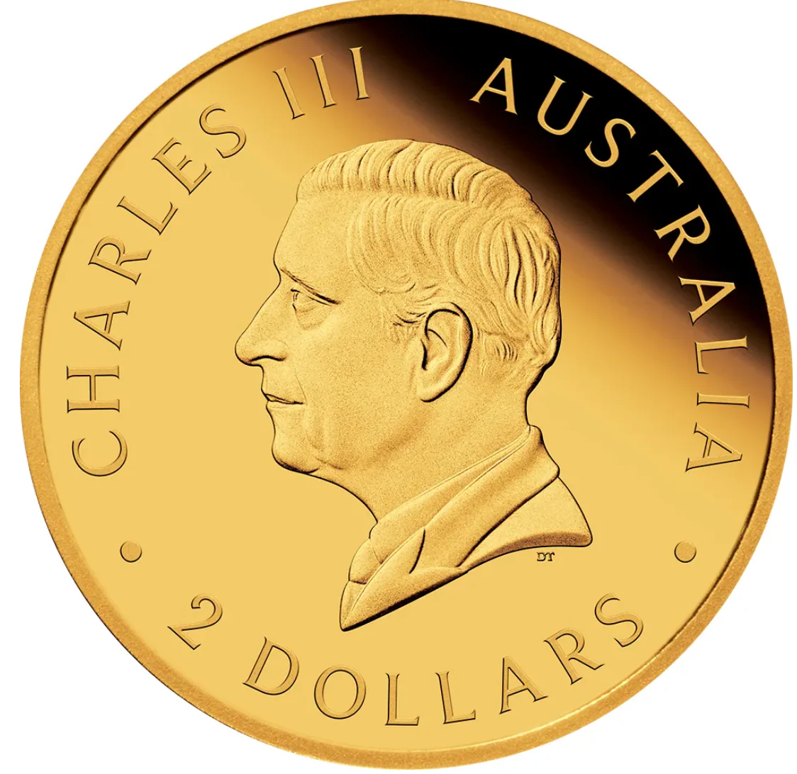2024 Mini Roo 0.5g Gold Proof Coin In Card - Image 2