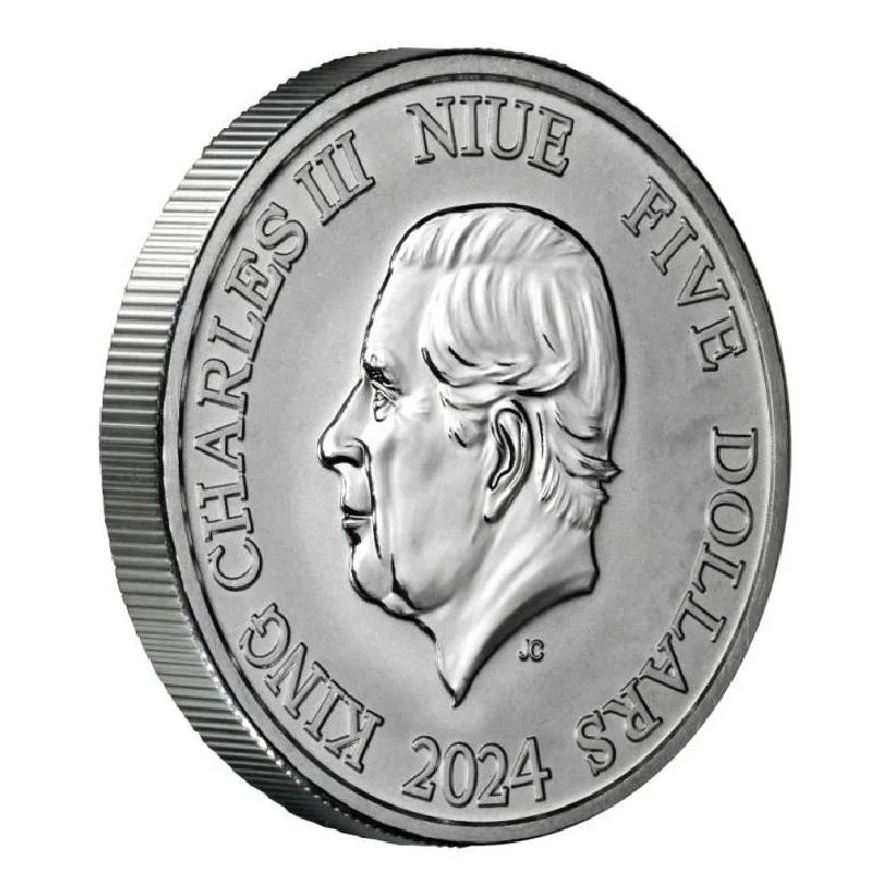 2024 Niue Hawksbill Turtle 2oz Silver Coin - Image 2