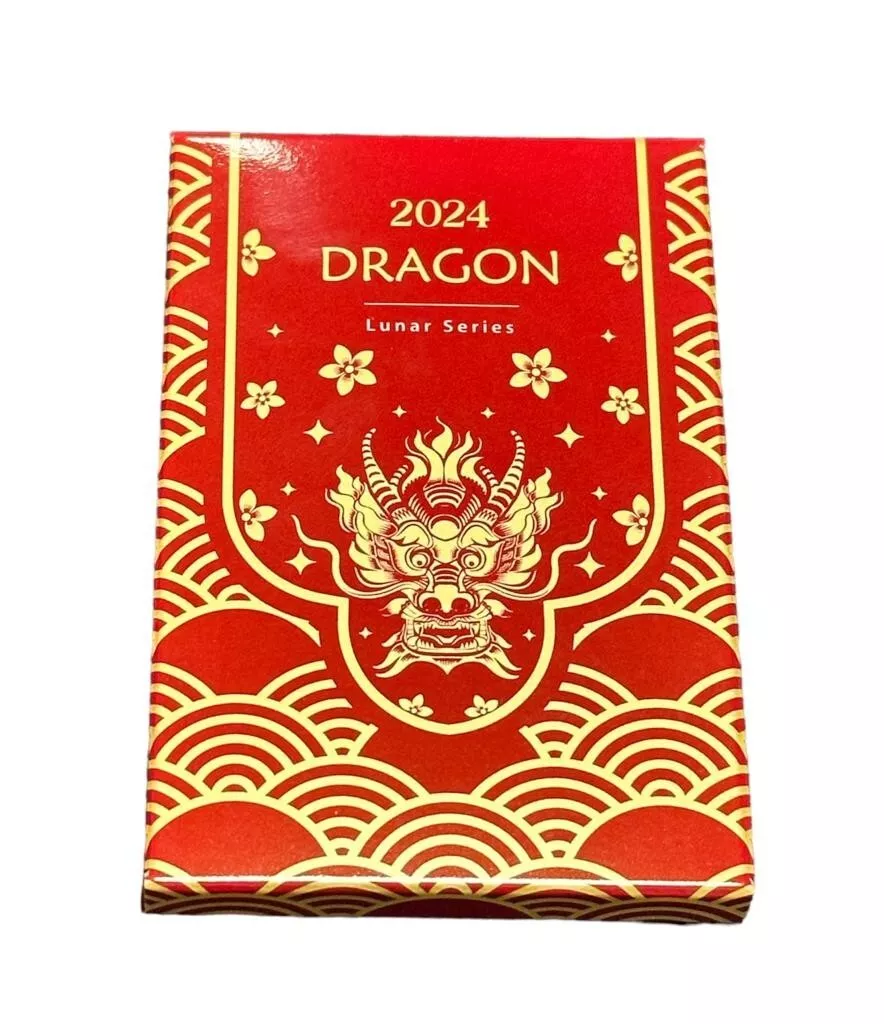 2024 PAMP Lunar Year of the Dragon Holographic 50 Gram Silver Bar - Image 3