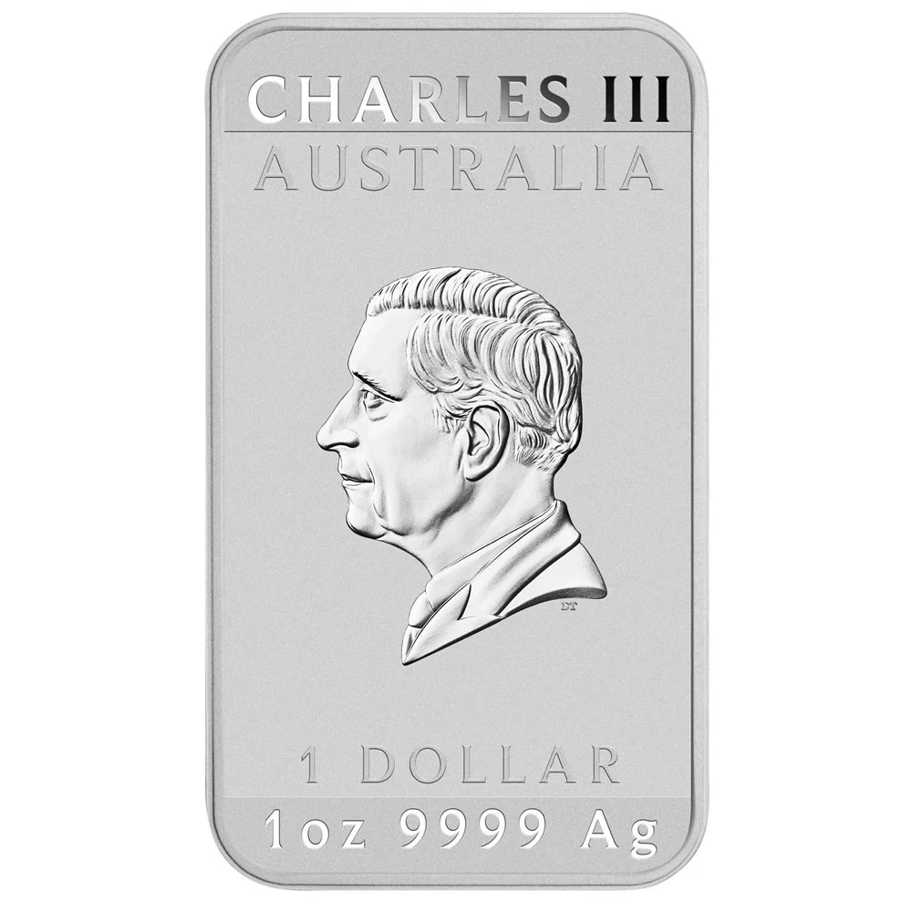 2024 Rectangular Silver 1oz Dragon Coin - Image 2