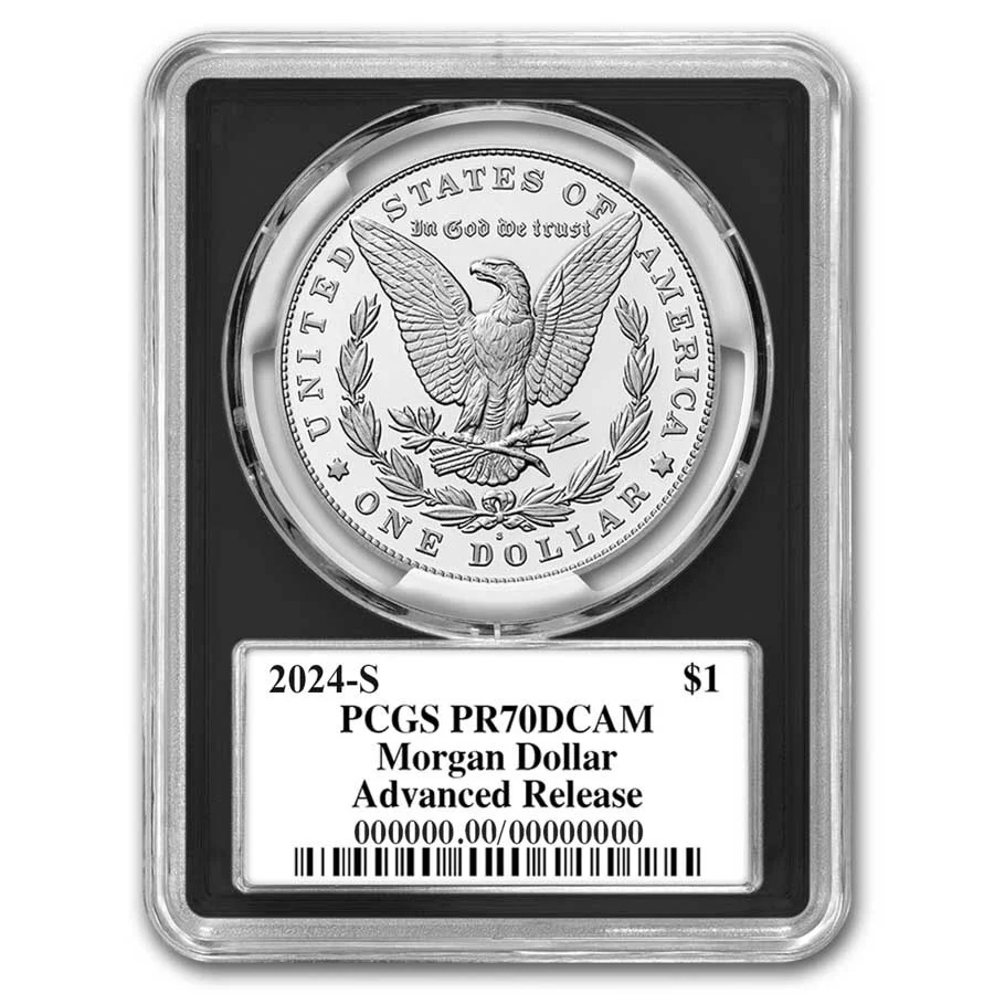 2024-S Proof Silver Morgan Dollar PR-70 PCGS (AR, Black Label) - Image 2
