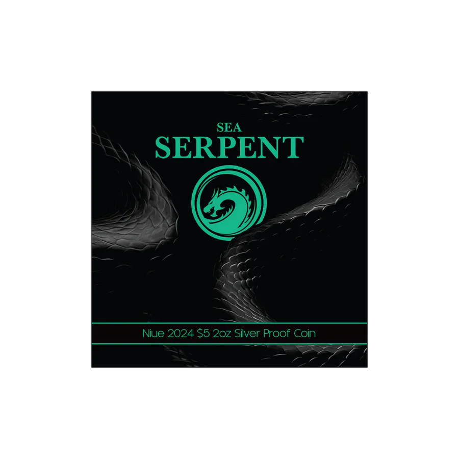 2024 Sea Serpent $5 2oz Silver Proof Coin - Image 4