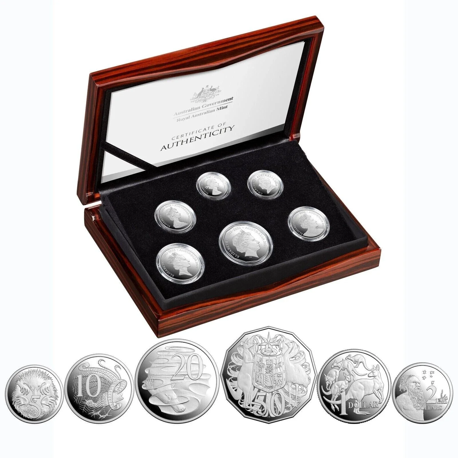 2024 Six-Coin Fine Silver Proof Year Set – Change of Monarch - Image 3