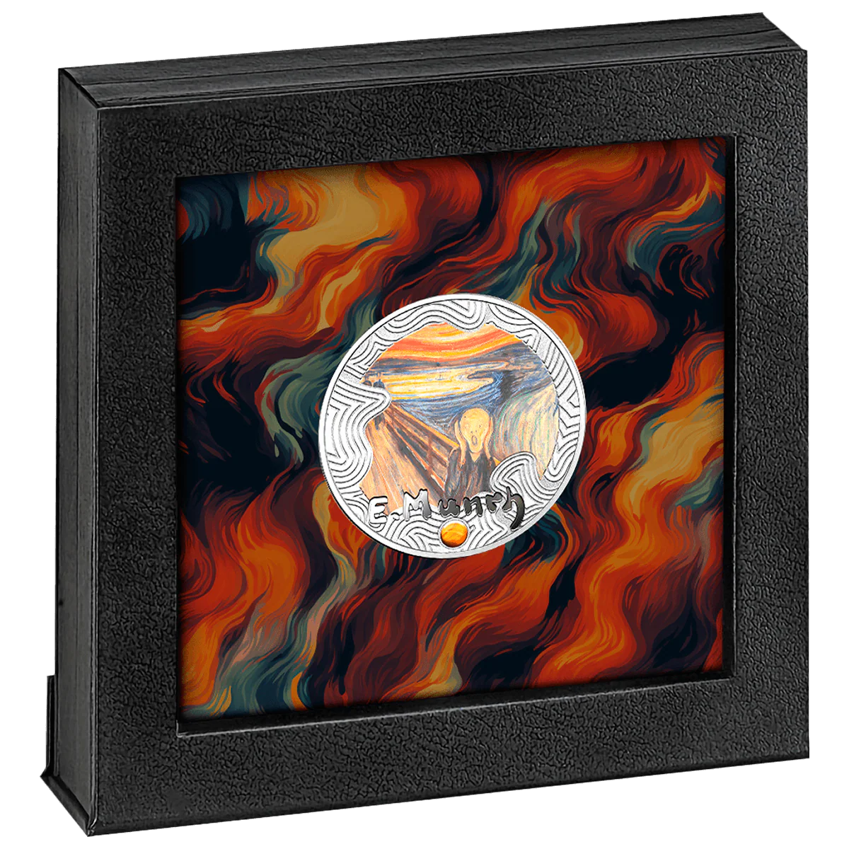 2024 The Scream - 160th anniversary of Edvard Munch's birth 17.50g Silver Coin - Image 3