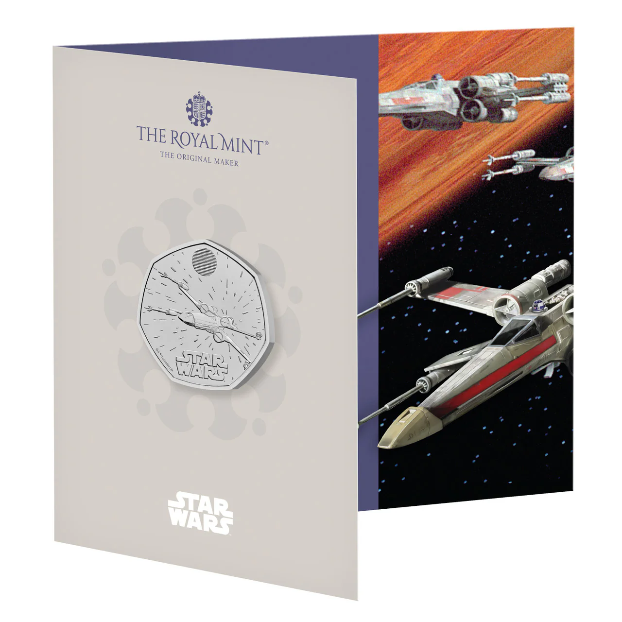 2024 UK Star Wars X-Wing 50p BU Coin