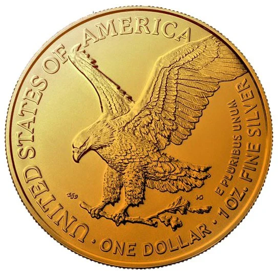 2024 US Eagle Mosaic Statue of Liberty 1oz Silver Coin - Image 2