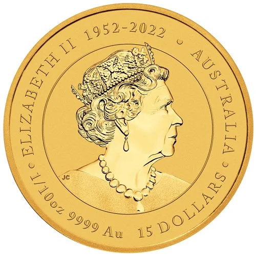 2024 Year of the Dragon 1/10oz Gold Bullion Coin - Image 2
