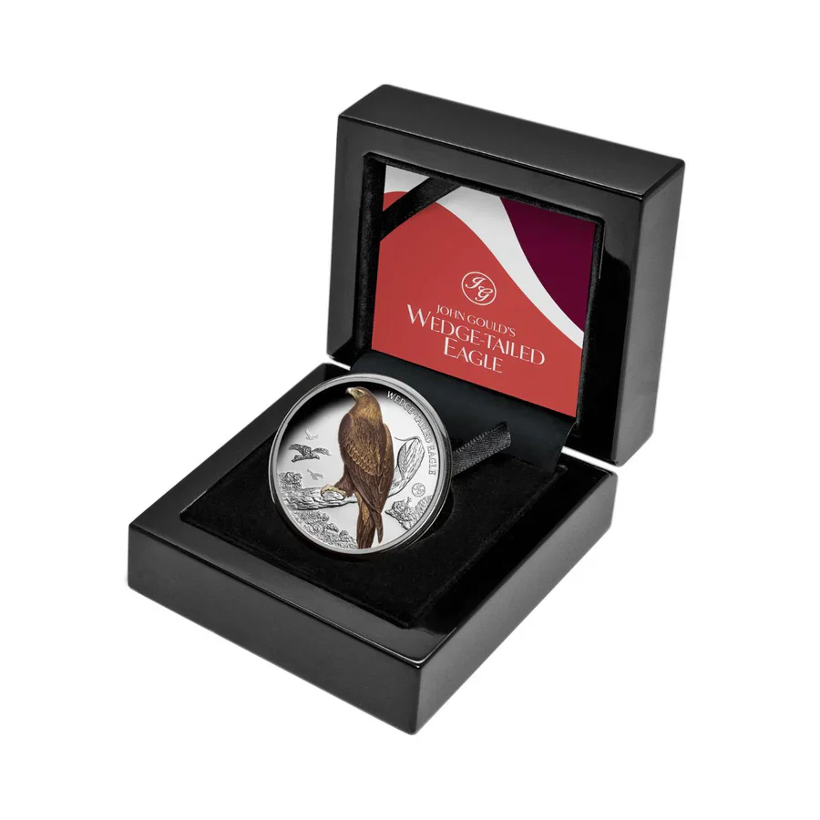 2025 $1 Birds of Australia Wedge-tailed Eagle 1oz Silver Proof Coin - Image 3