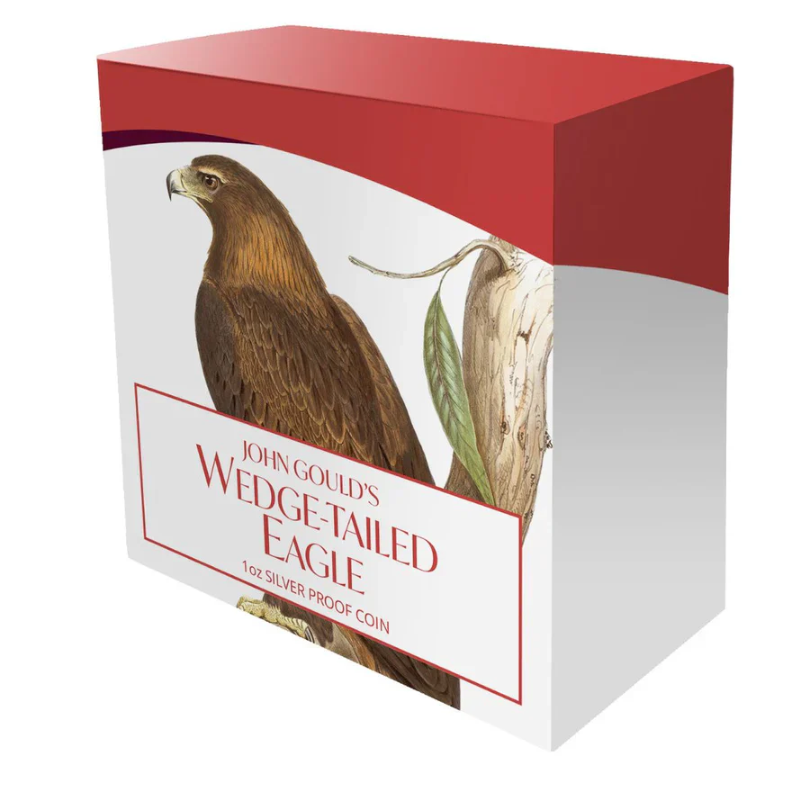 2025 $1 Birds of Australia Wedge-tailed Eagle 1oz Silver Proof Coin - Image 4