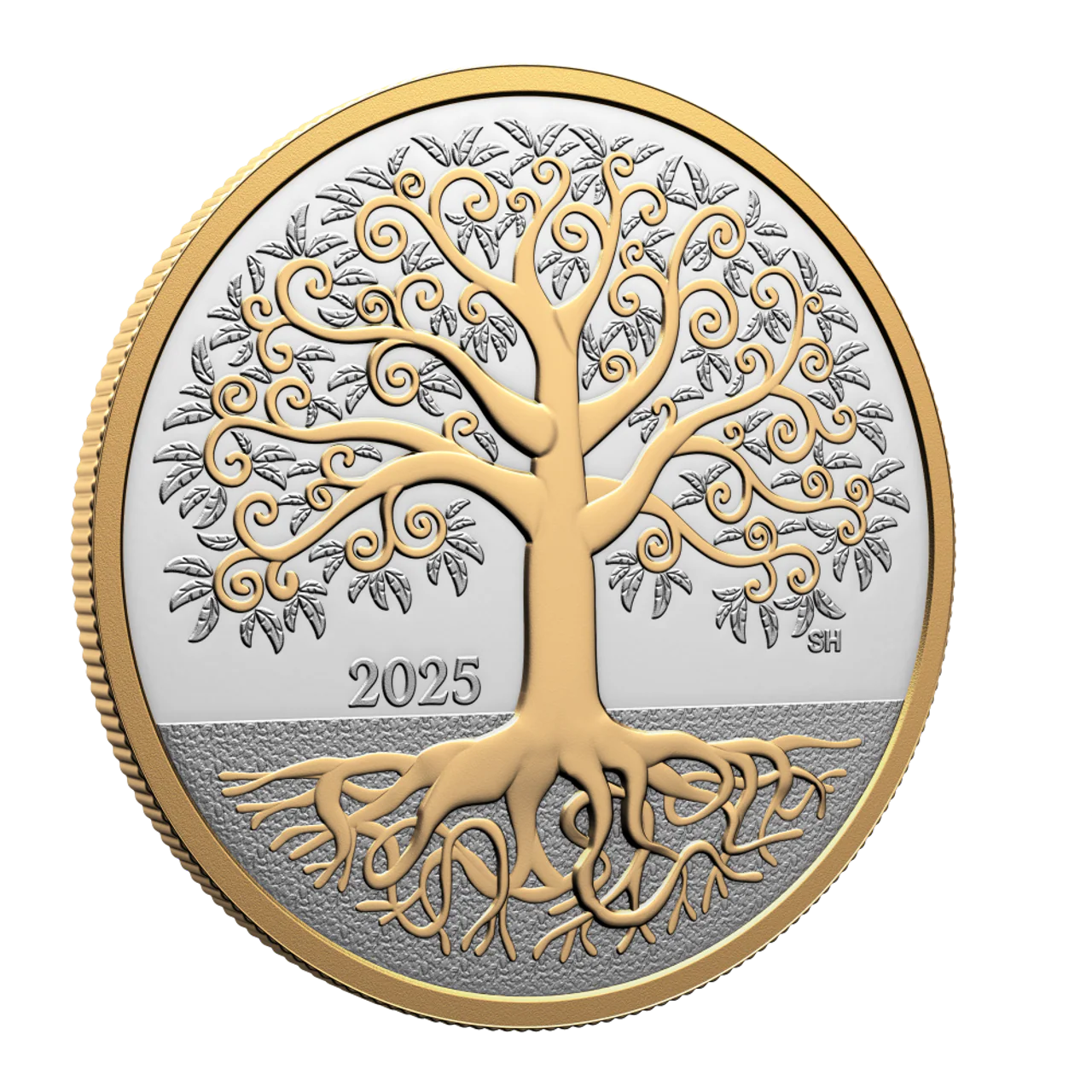 2025 Canada $10 Fine Silver Coin - Tree of Life - Image 2