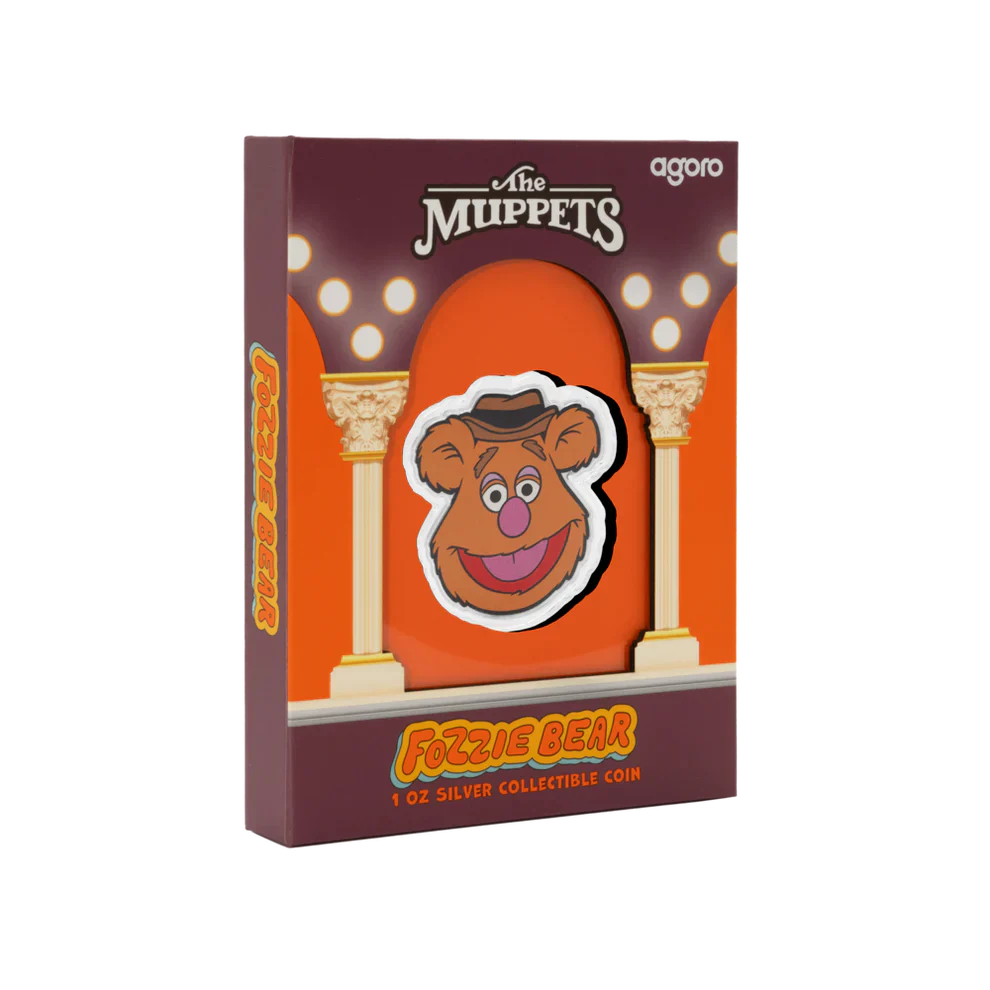2025 70th Anniversary of the Muppets - Fozzie Bear 1oz Silver Coin - Image 3