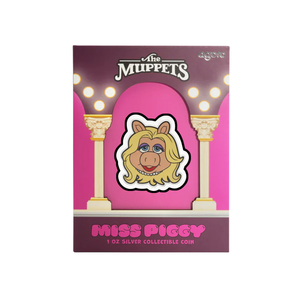 2025 70th Anniversary of the Muppets - Miss Piggy 1oz Silver Coin - Image 3