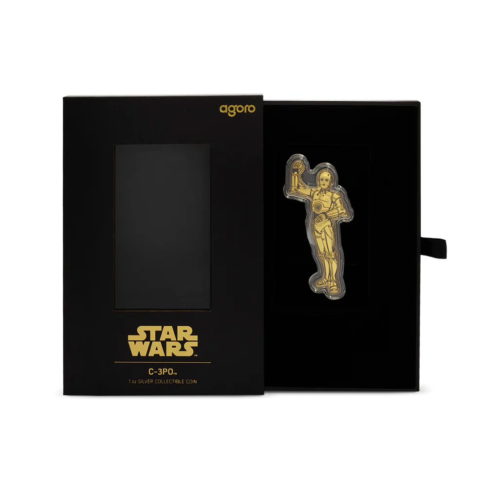 2025 Silver Star Wars Droid - C-3PO™ 1oz Silver Coin - Image 3