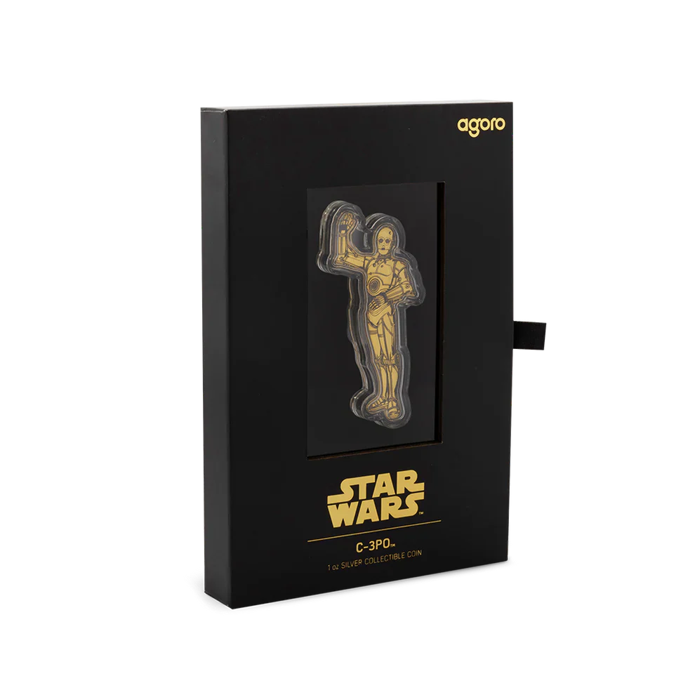 2025 Silver Star Wars Droid - C-3PO™ 1oz Silver Coin - Image 4
