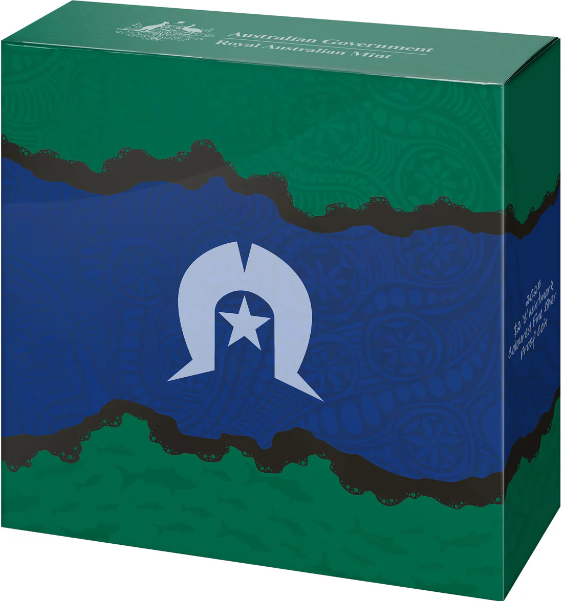 2025 $2 30th Anniversary of The Torres Strait Islander Flag 'C' Mintmark Coloured Silver Proof Coin - Image 2