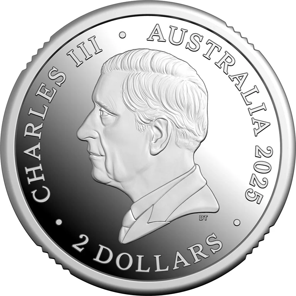 2025 $2 80 Years On: Remembering The Second World War ‘C’ Mintmark Coloured Fine Silver Proof Coin - Image 2