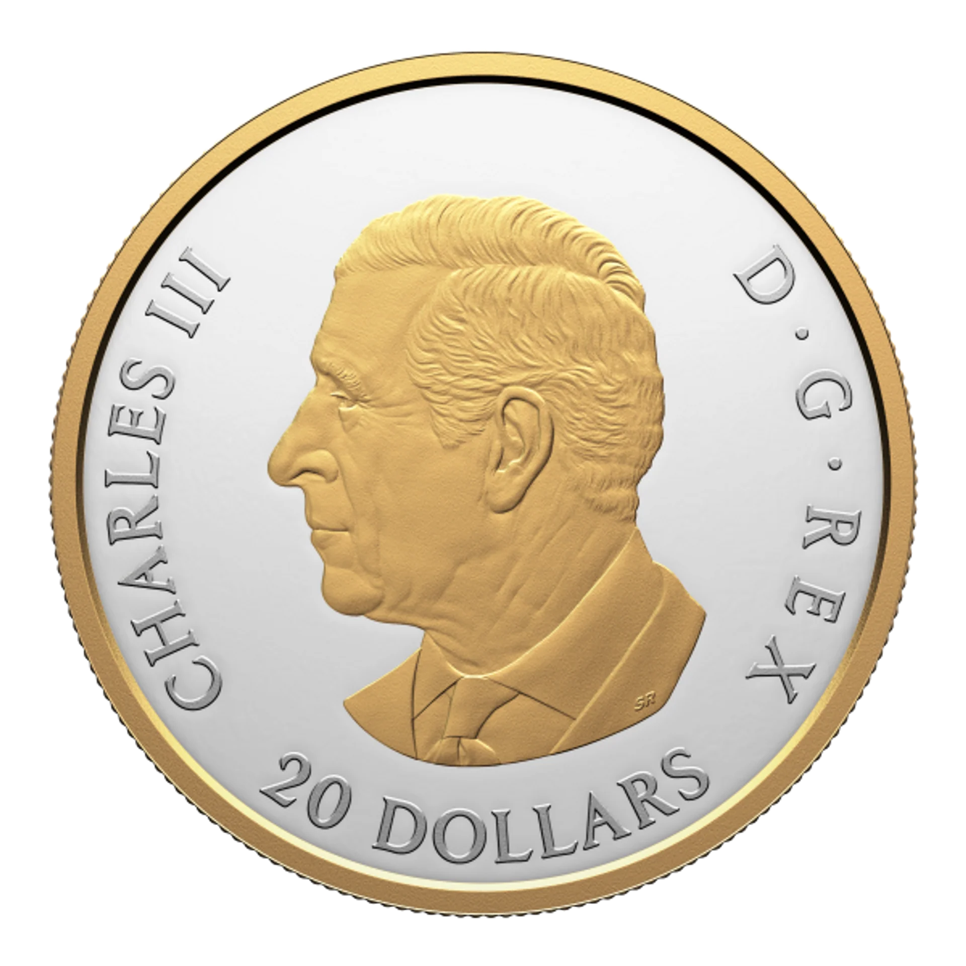 2025 $20 Fine Silver Coin - Animal Portraits: Polar Bear - Image 2