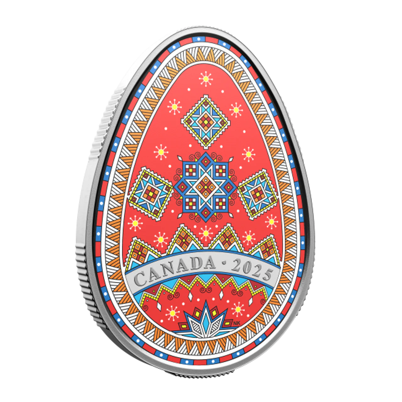 2025 $20 Fine Silver Coin - Pysanka