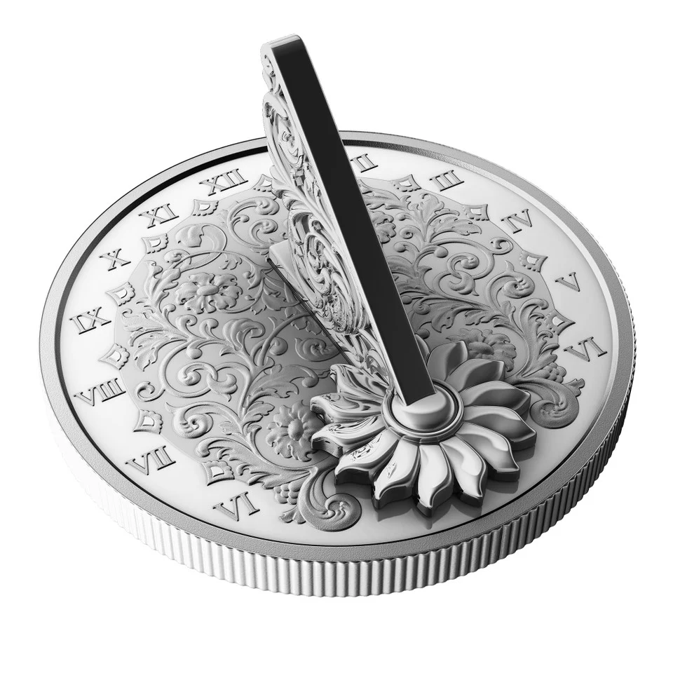 2025 $20 Fine Silver Coin - The Sundial - Image 2