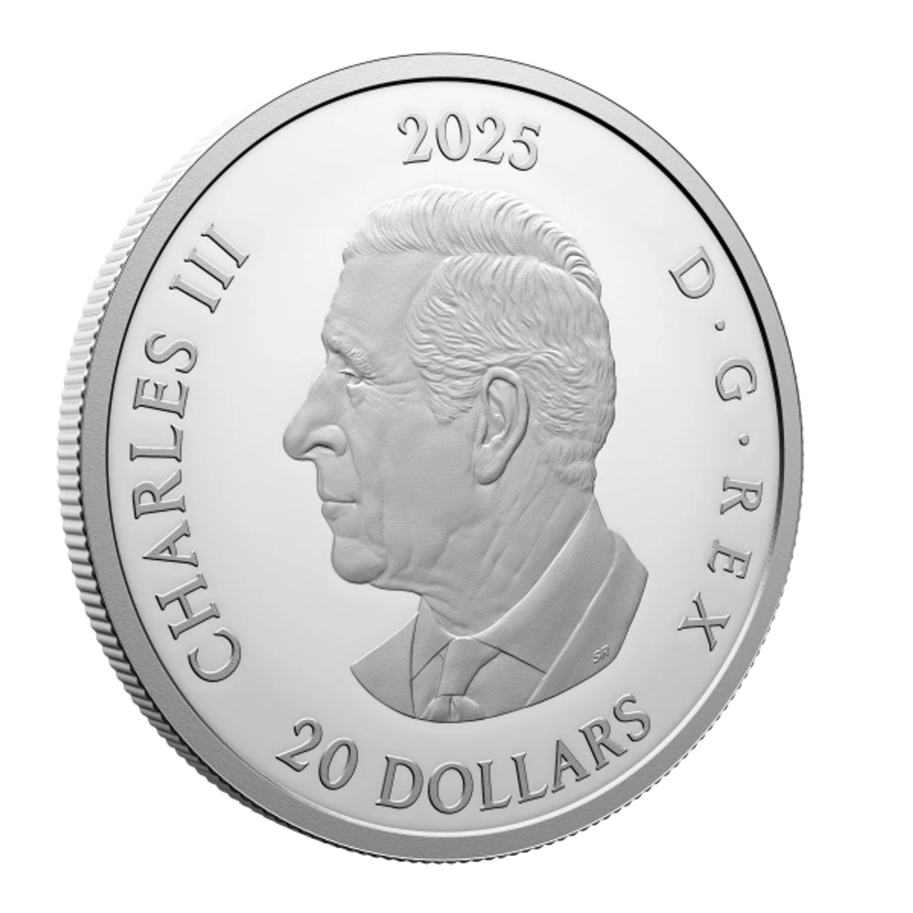 2025 $20 Fine Silver Coin - Triple Maple - Image 2